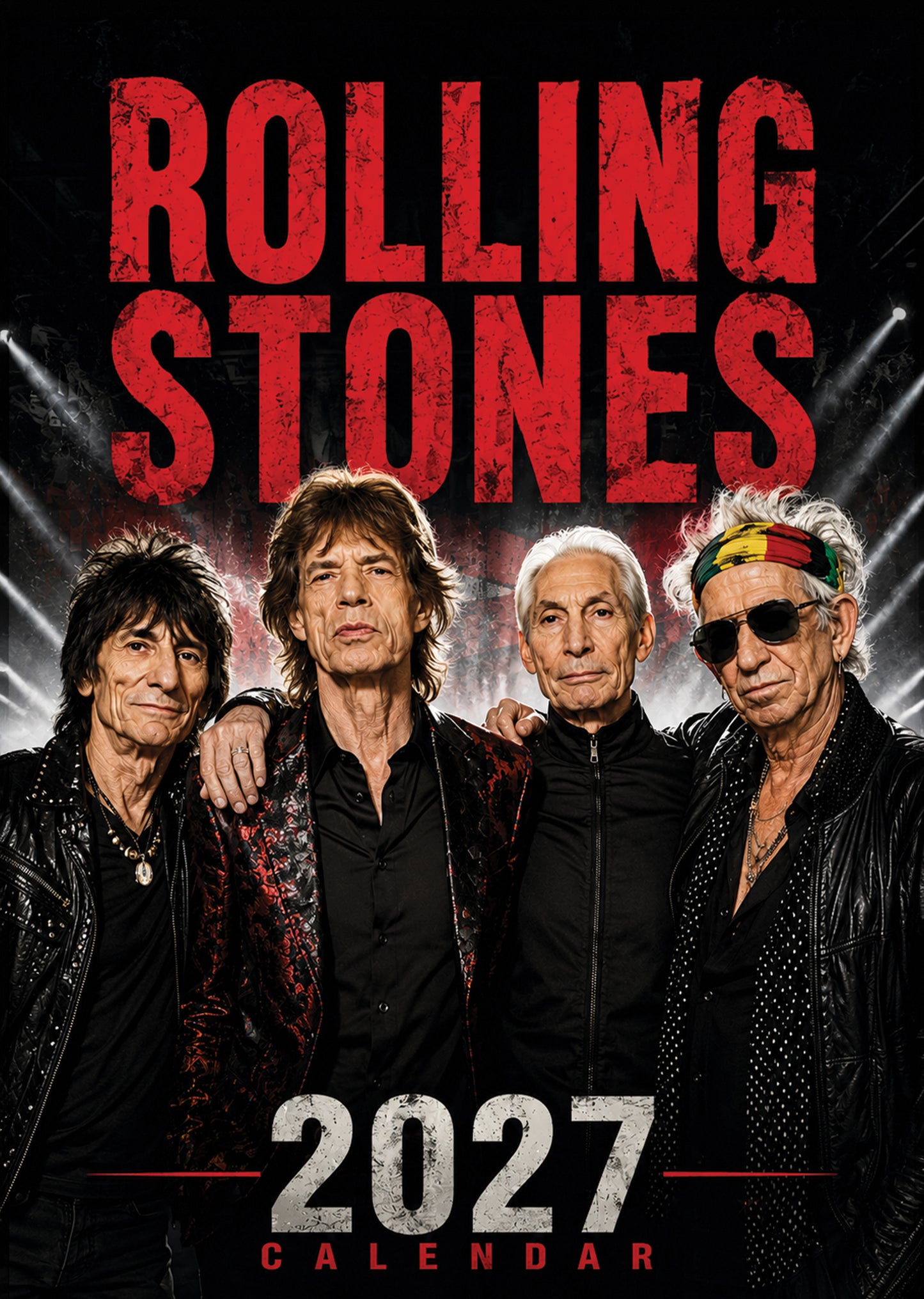The Rolling Stones - A3 Calendar 2027
