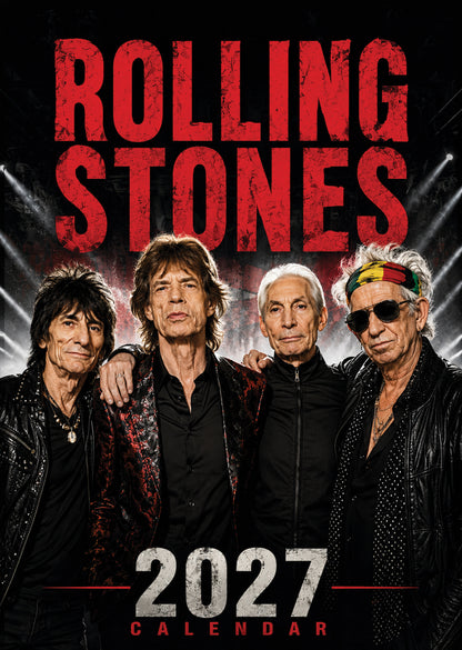 The Rolling Stones - A3 Calendar 2027