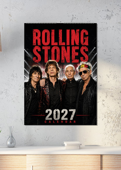 The Rolling Stones - A3 Calendar 2027