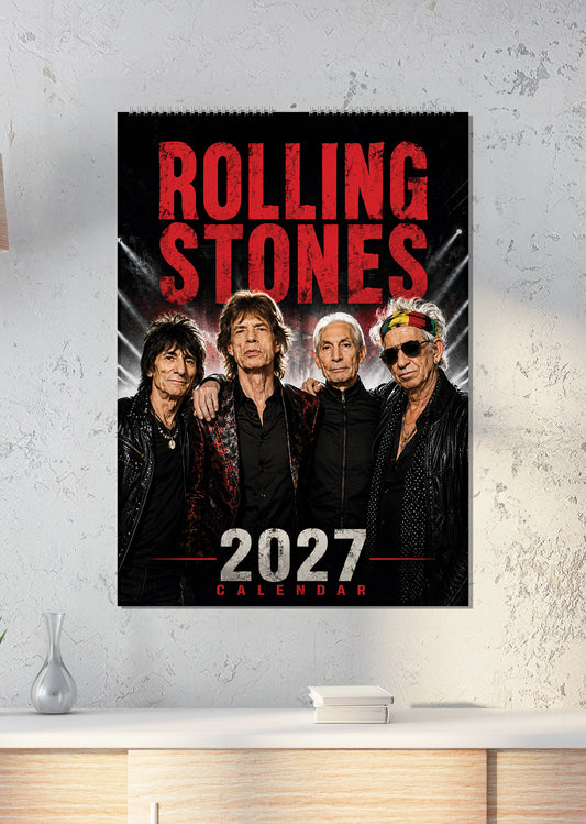 The Rolling Stones - A3 Calendar 2027