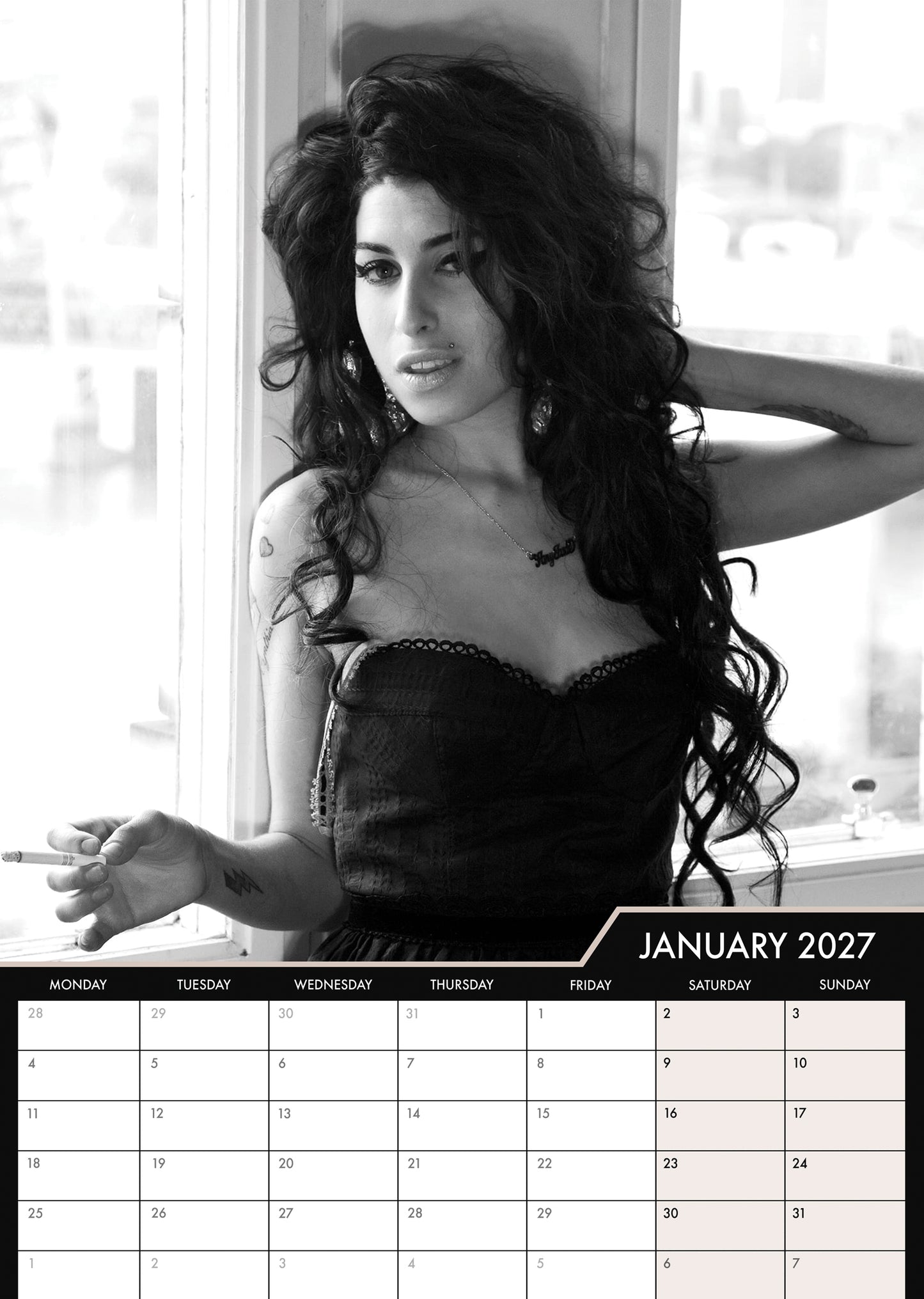 Amy Winehouse - A3 Calendar 2027