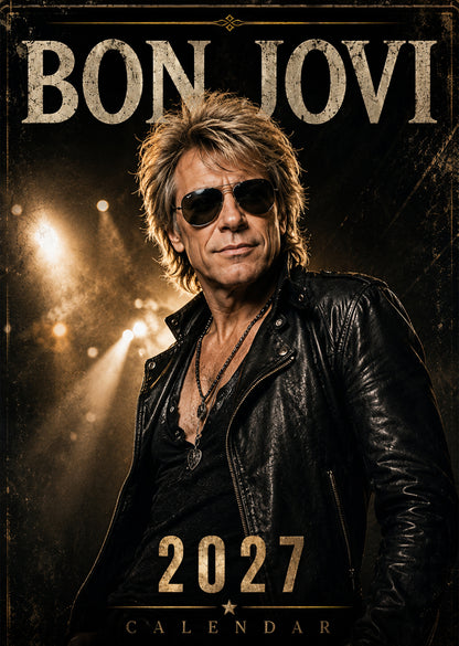 Bon Jovi - A3 Calendar 2027