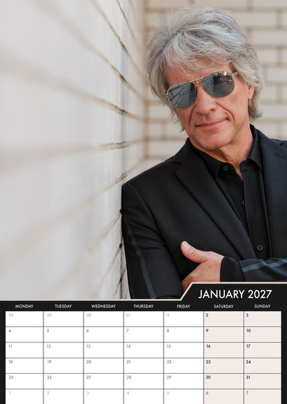 Bon Jovi - A3 Calendar 2027