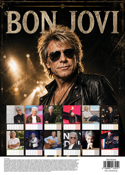 Bon Jovi - A3 Calendar 2027
