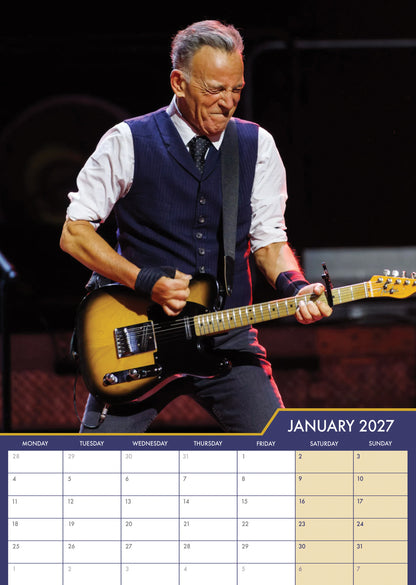 Bruce Springsteen - A3 Calendar 2027