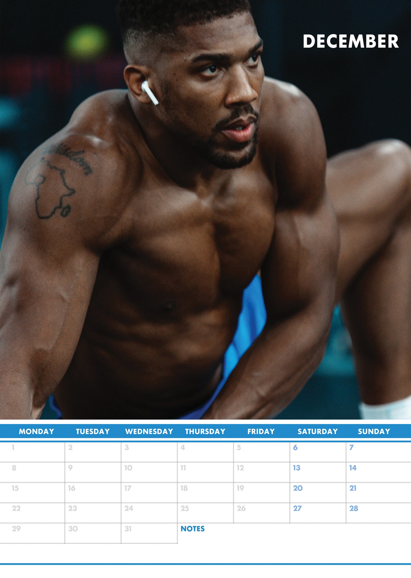 Anthony Joshua Calendar 2025