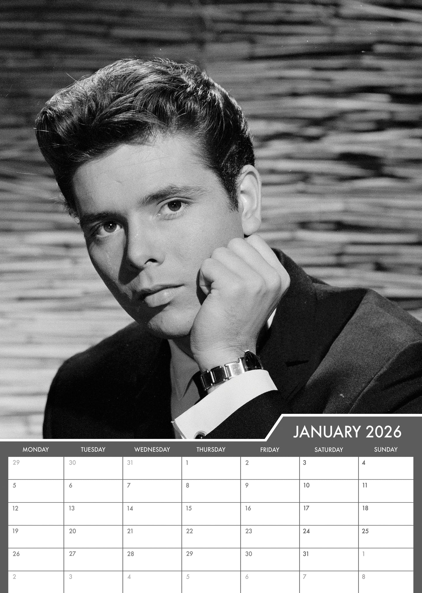Cliff Richard - A3 Calendar 2026