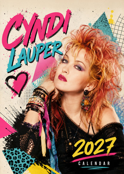 Cyndi Lauper - A3 Calendar 2027