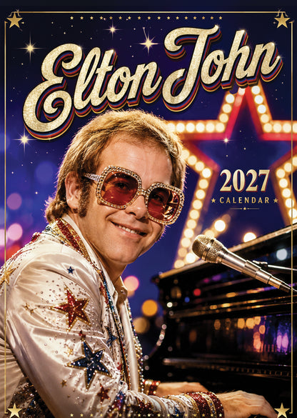 Elton John - A3 Calendar 2027