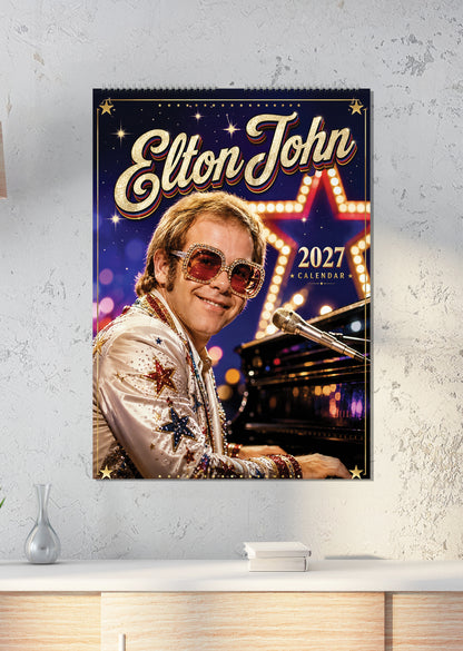 Elton John - A3 Calendar 2027