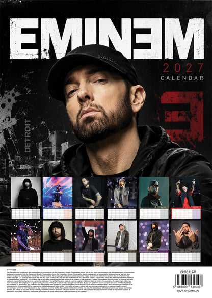 Eminem - A3 Calendar 2027
