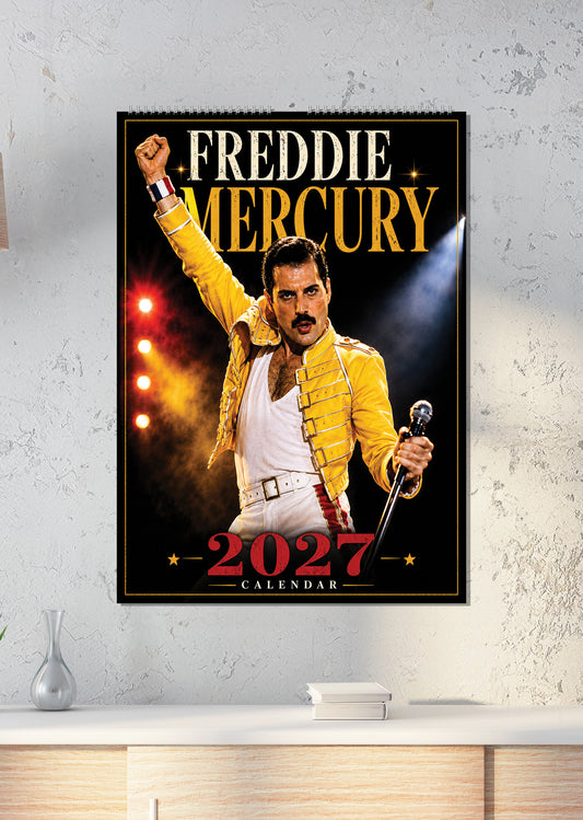Freddie Mercury - A3 Calendar 2027