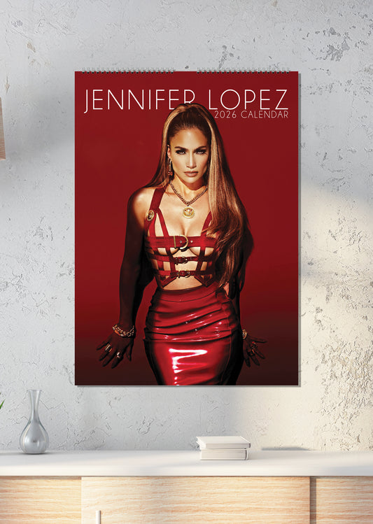 Jennifer Lopez - A3 Calendar 2026