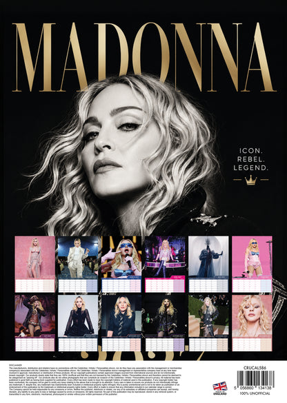 Madonna - A3 Calendar 2027