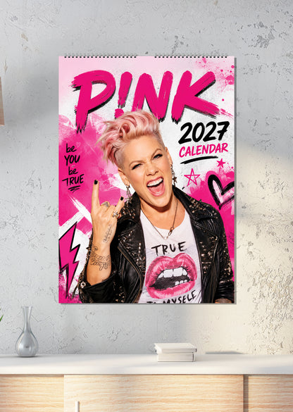 Pink - A3 Calendar 2027