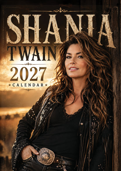 Shania Twain - A3 Calendar 2027