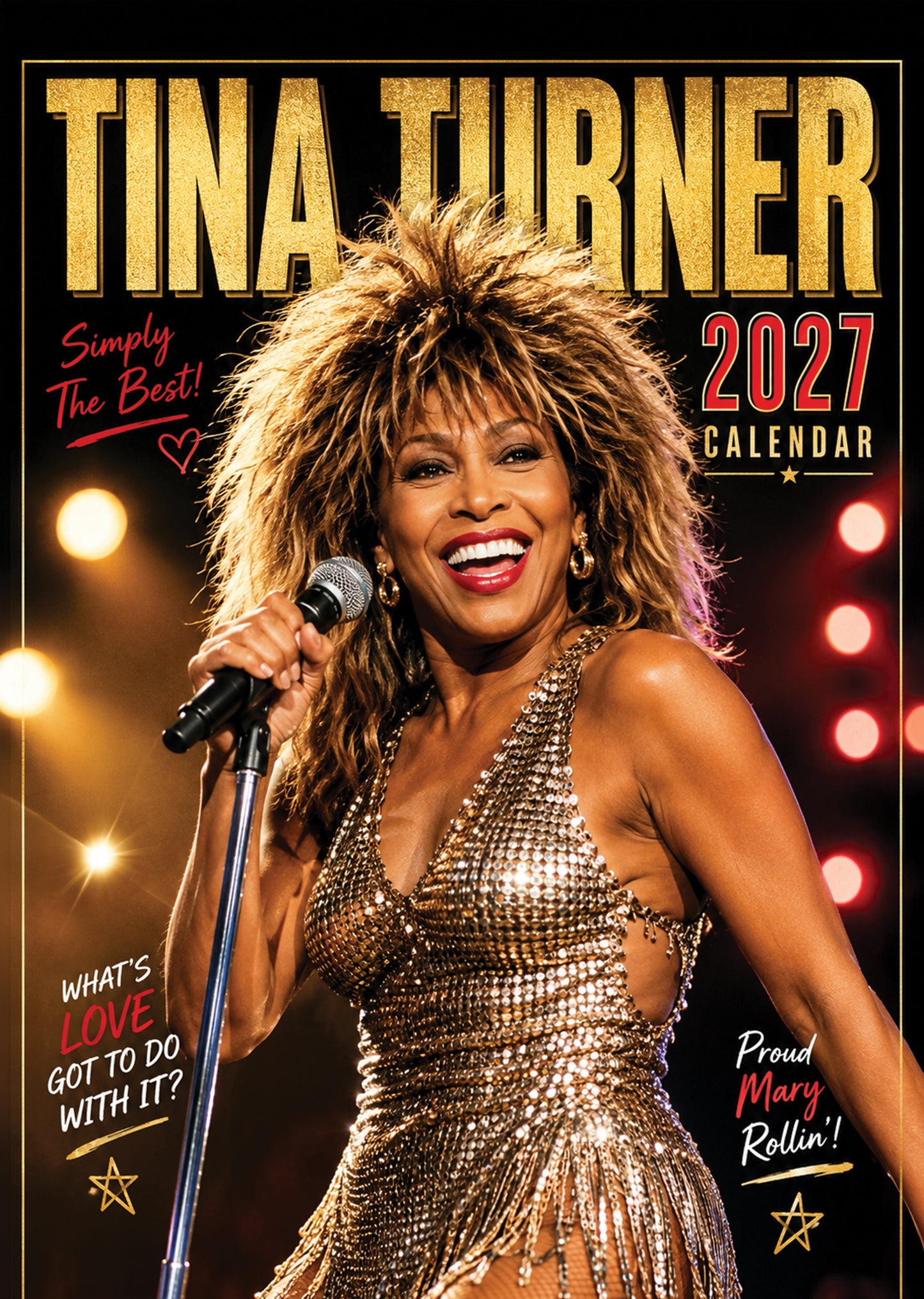 Tina Turner - A3 Calendar 2027