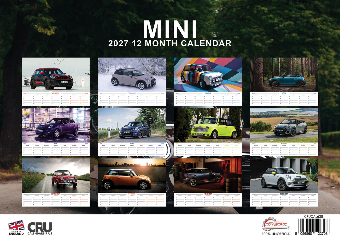 Mini - A3 Calendar 2027