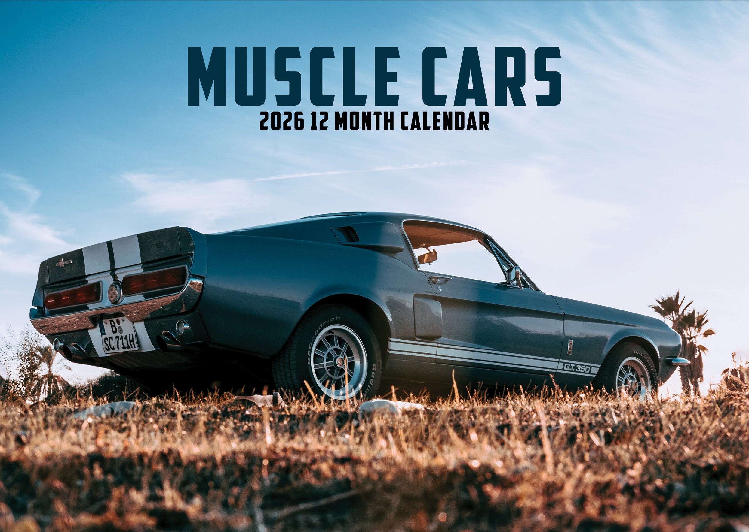 Muscle Cars A3 Calendar 2026 CalendarsRus