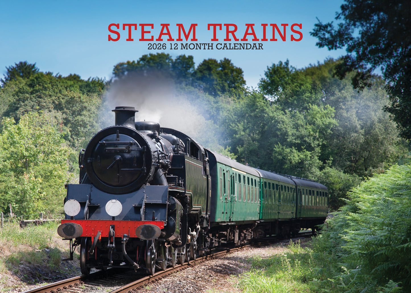 Steam Trains A3 Calendar 2026 CalendarsRus