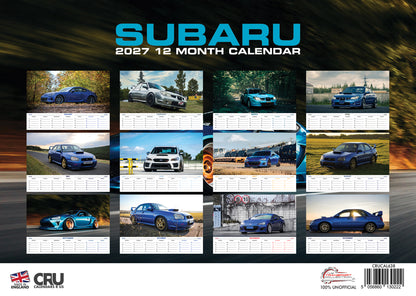 Subaru - A3 Calendar 2027