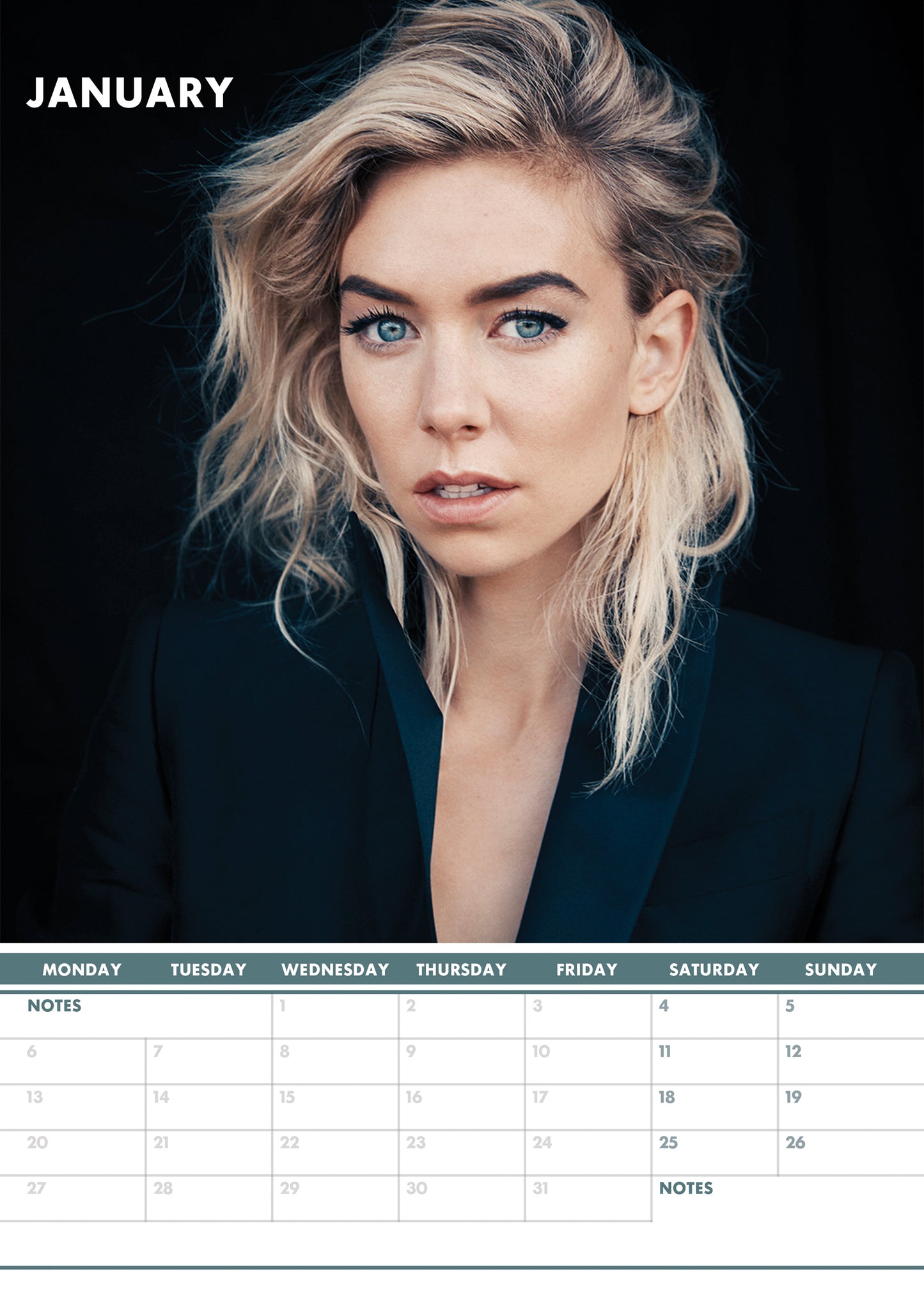 Vanessa Kirby Calendar 2025