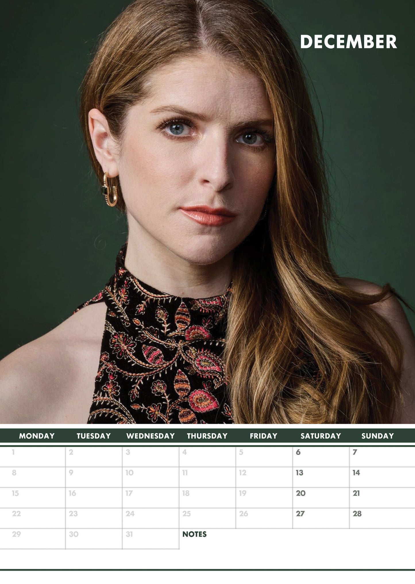 Anna Kendrick Calendar 2025