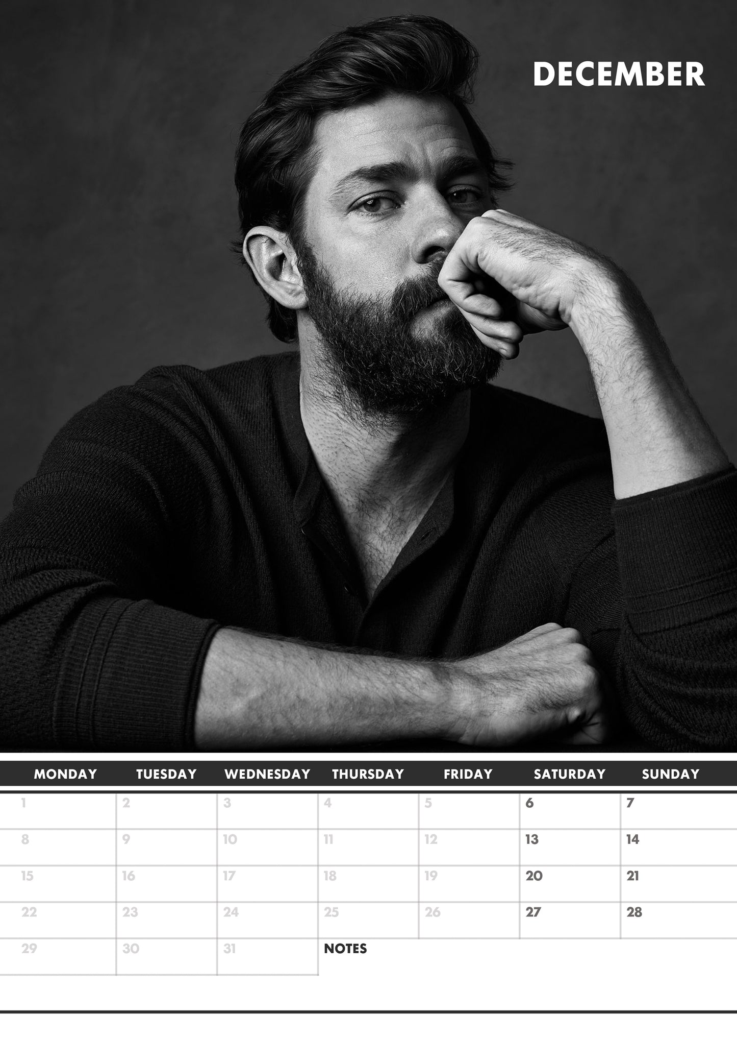 John Krasinski Calendar 2025