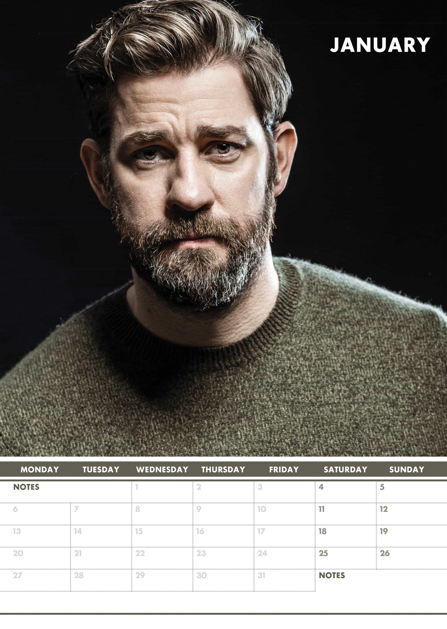 John Krasinski Calendar 2025