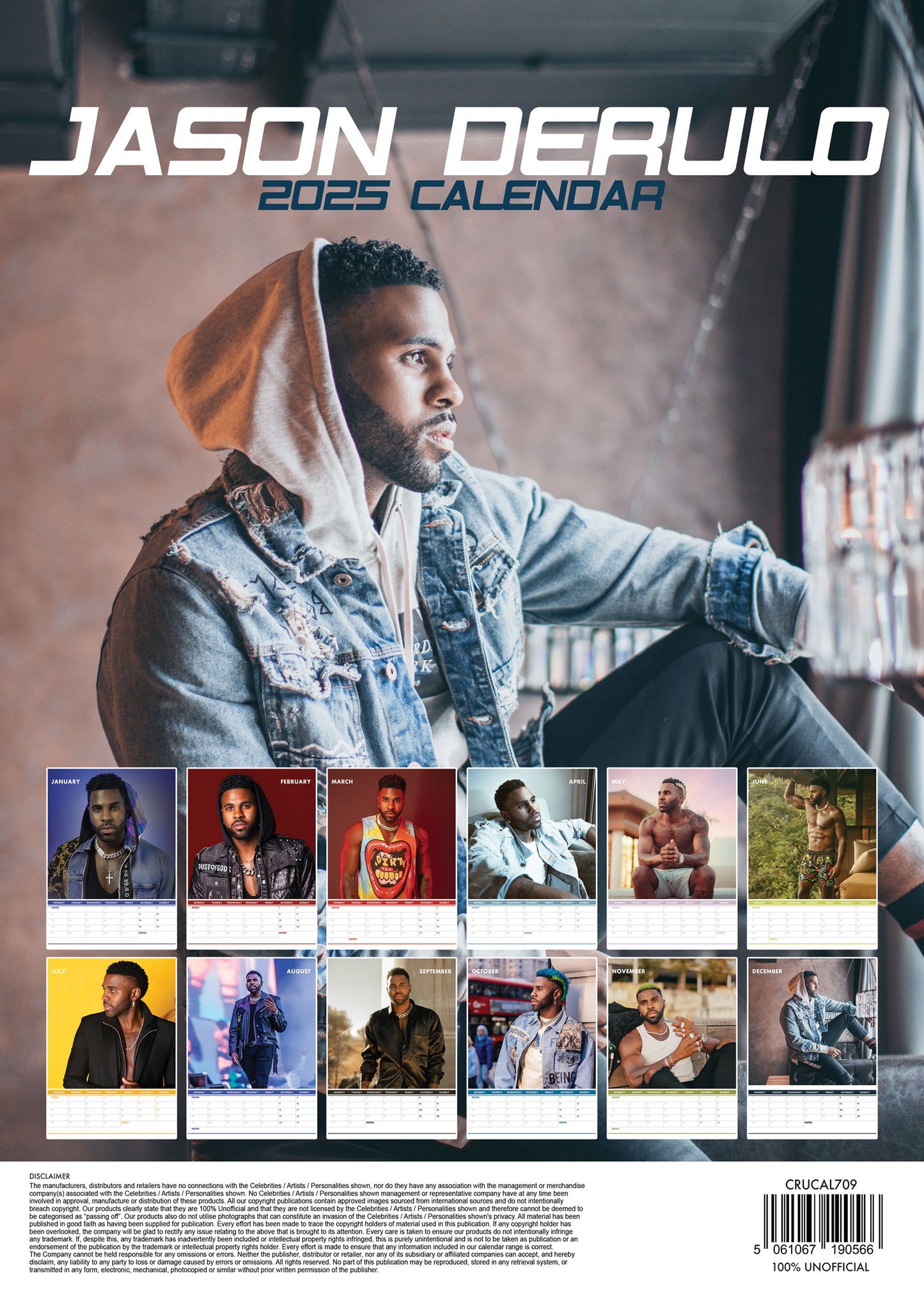 Jason Derulo Calendar 2025