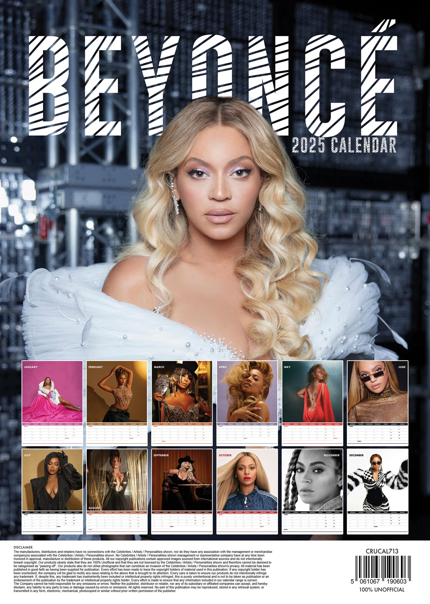 Beyoncé Calendar 2025