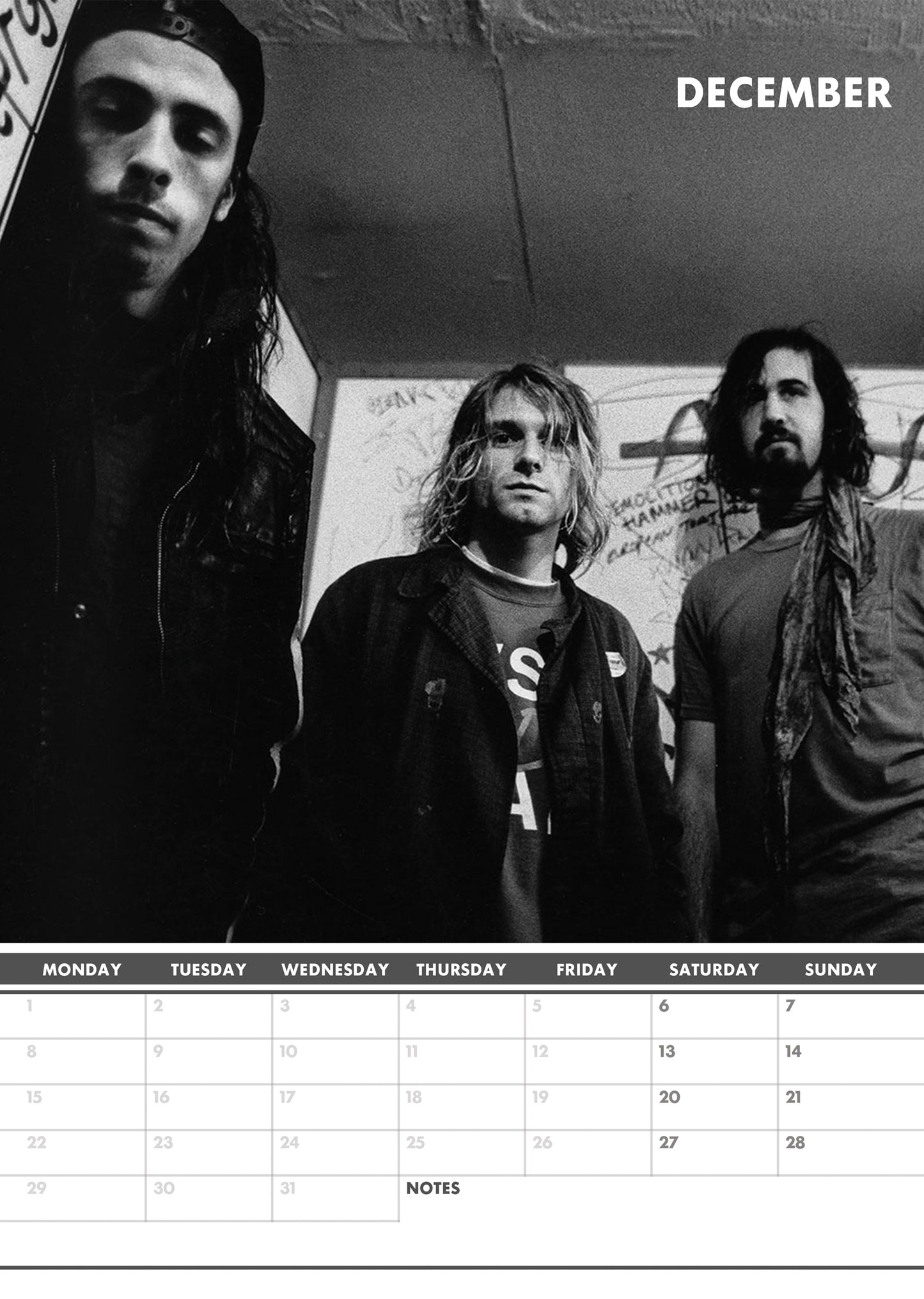 Nirvana Calendar 2025