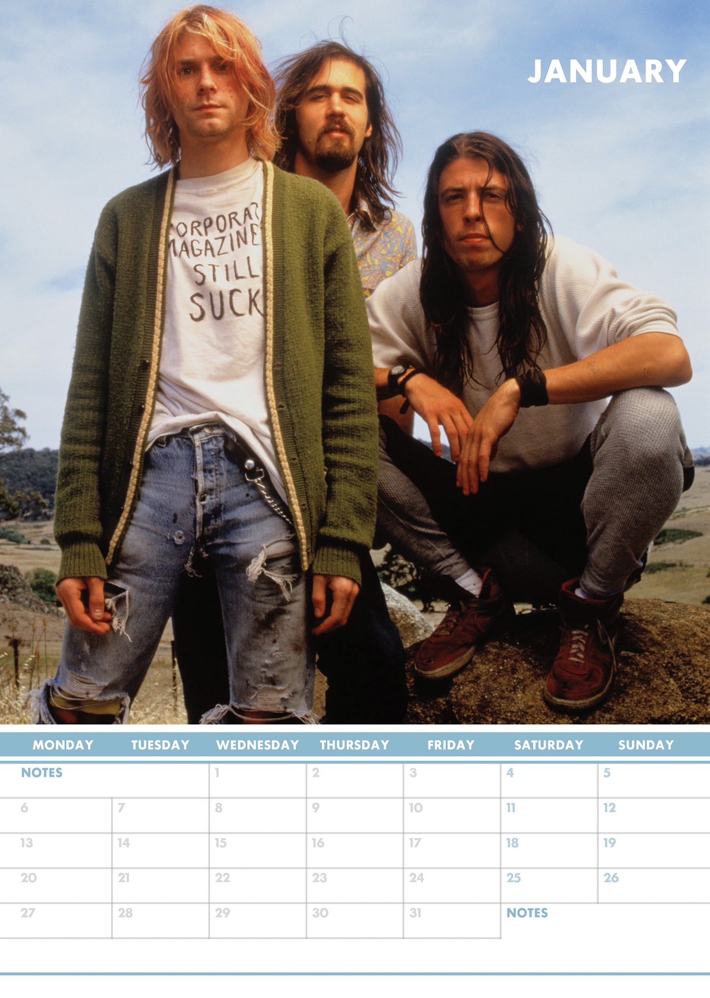 Nirvana Calendar 2025