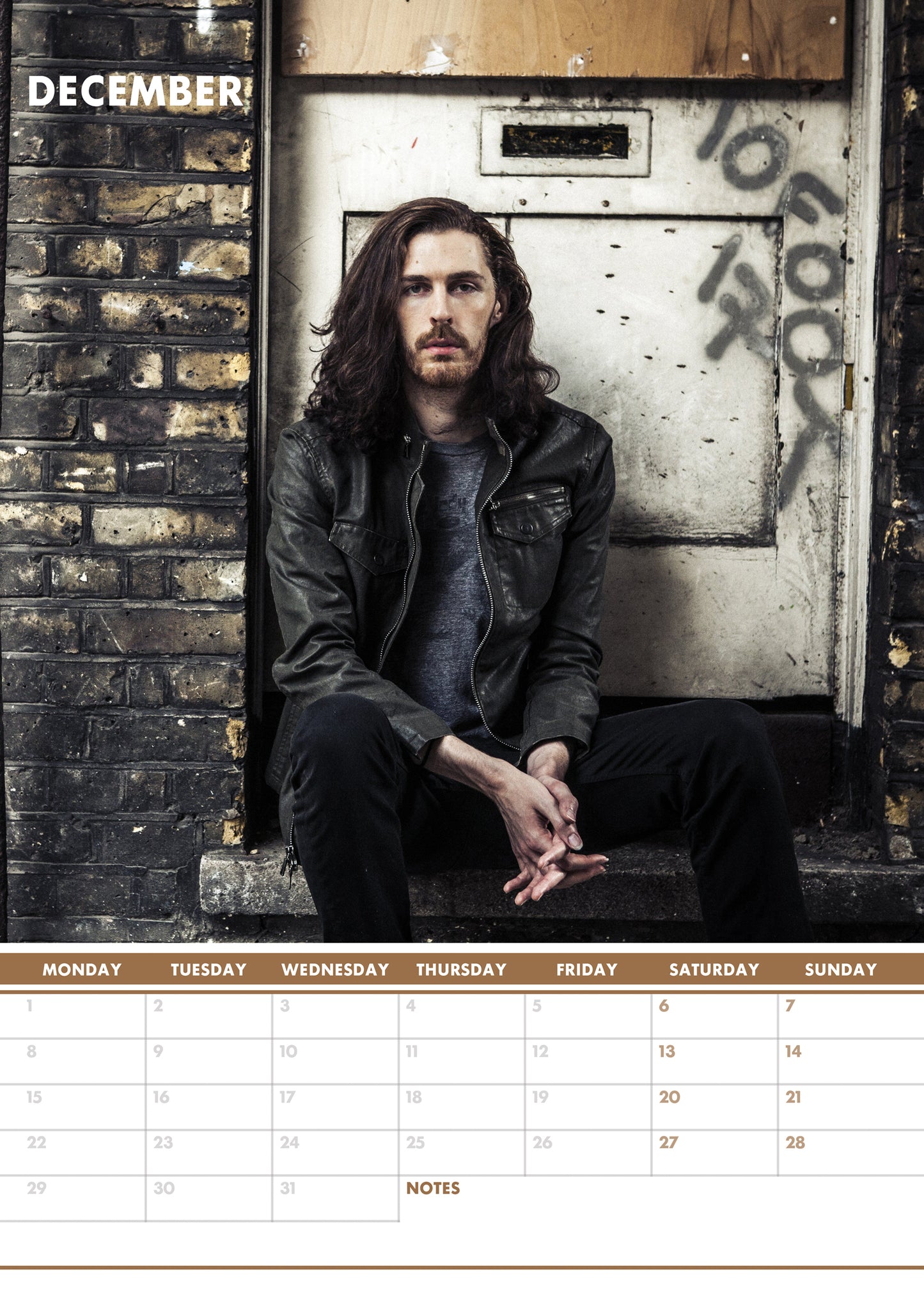 Hozier Calendar 2025