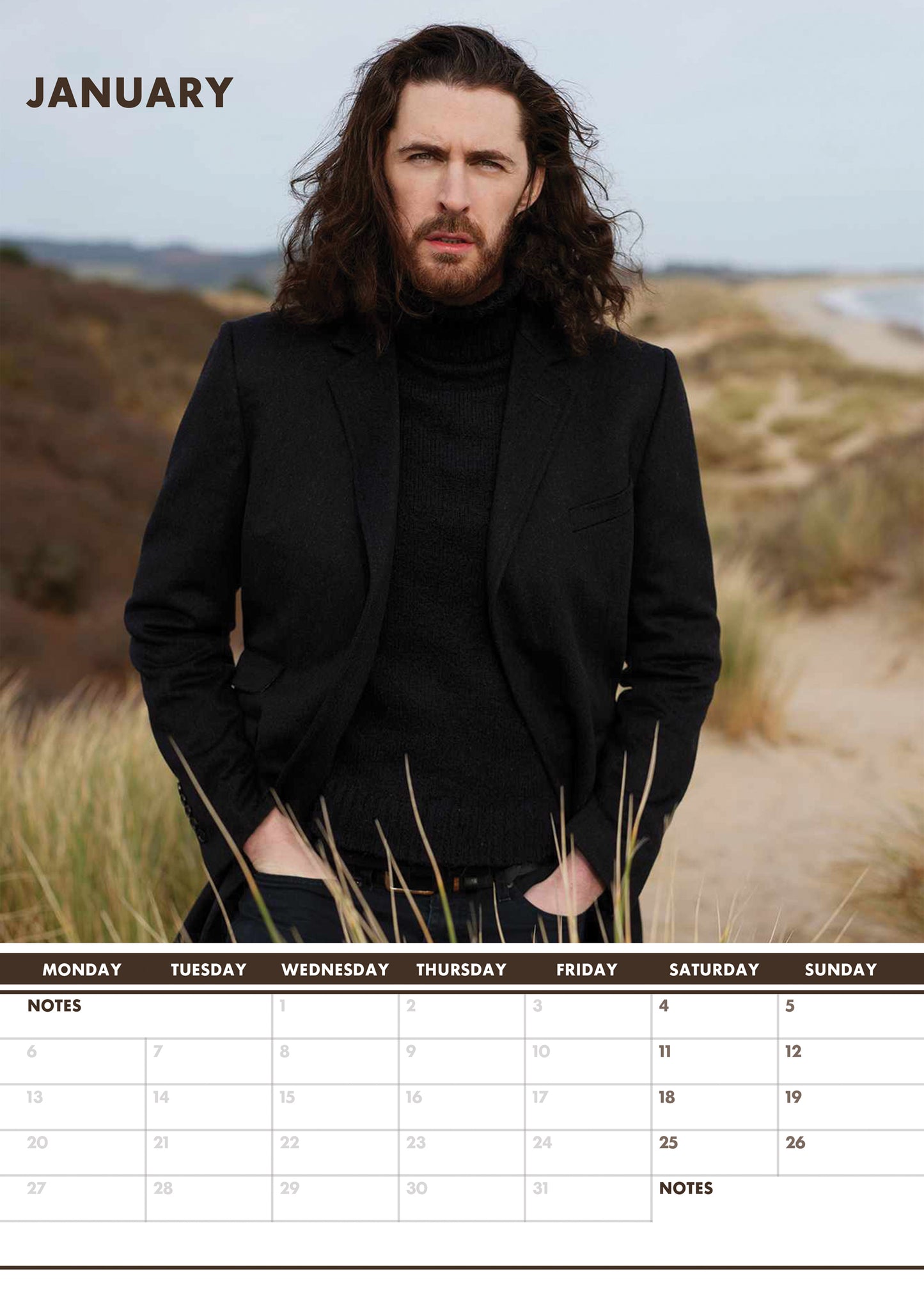 Hozier Calendar 2025