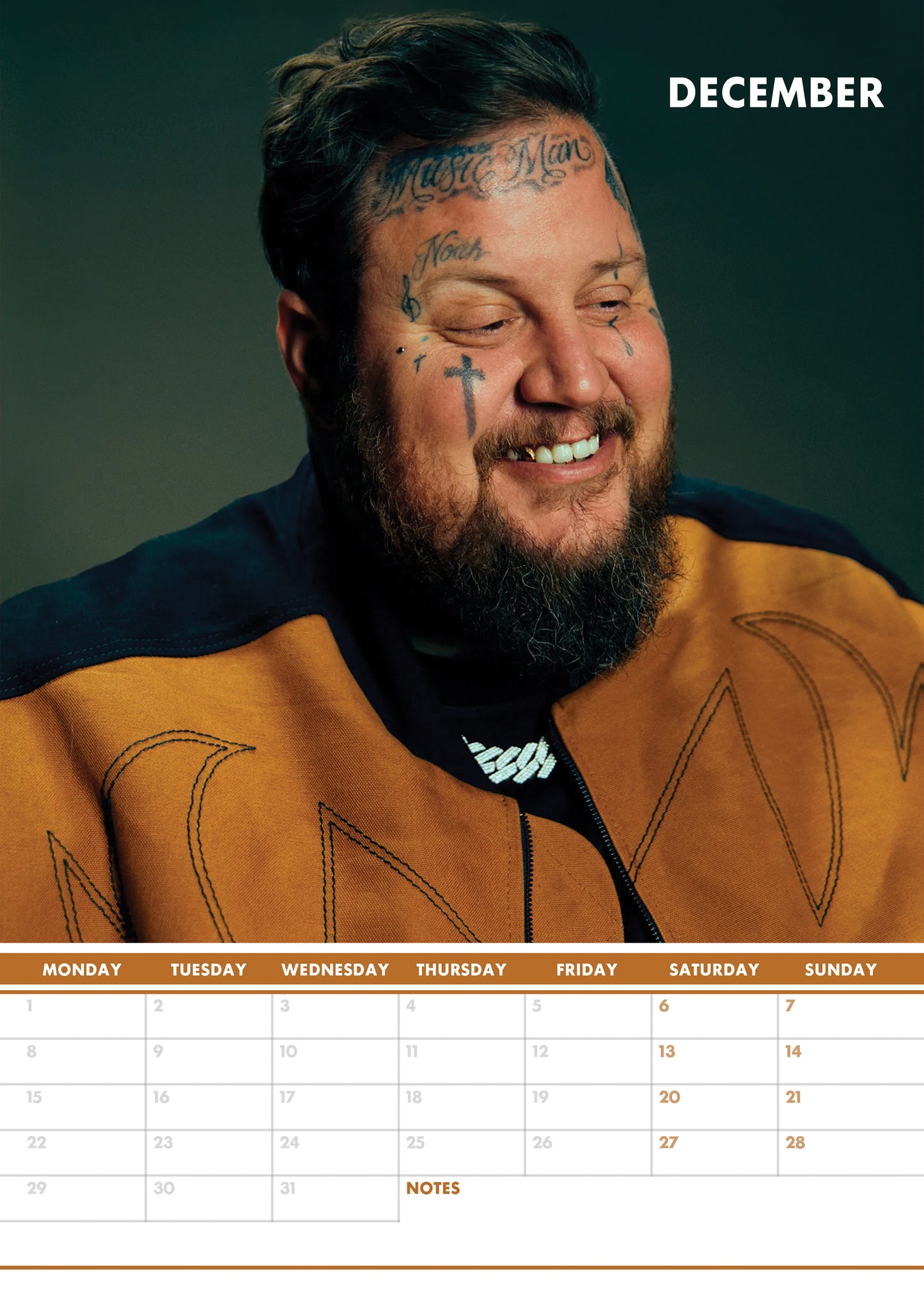 Jelly Roll Calendar 2025