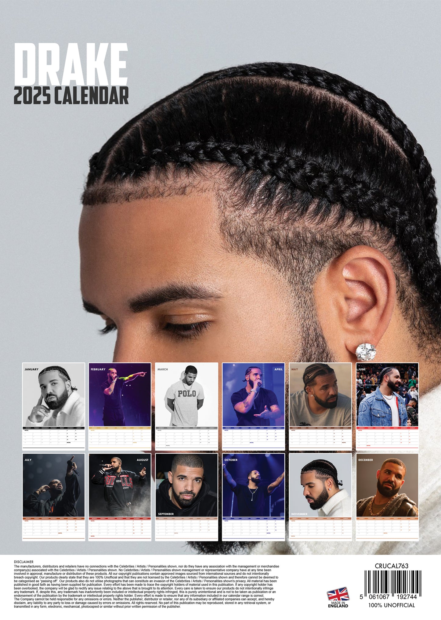 Drake Calendar 2025