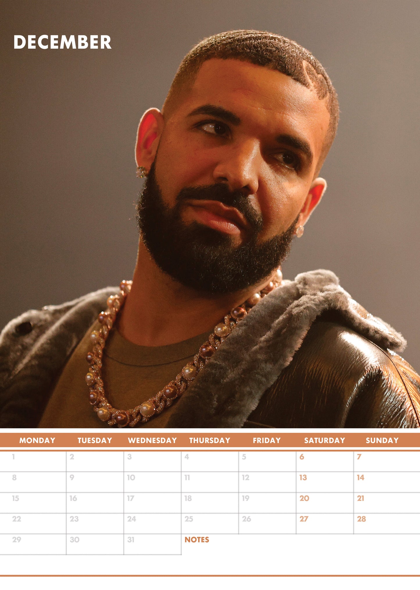 Drake Calendar 2025