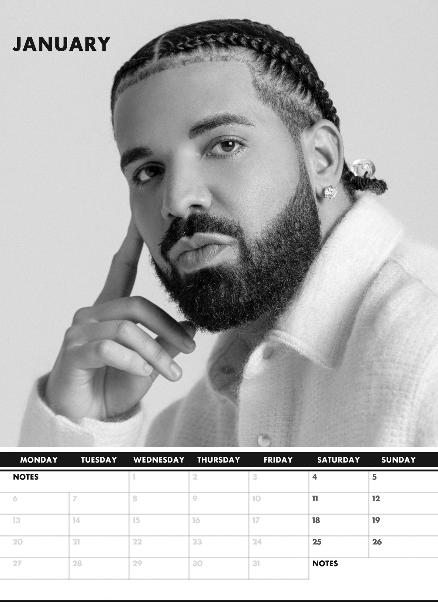 Drake Calendar 2025