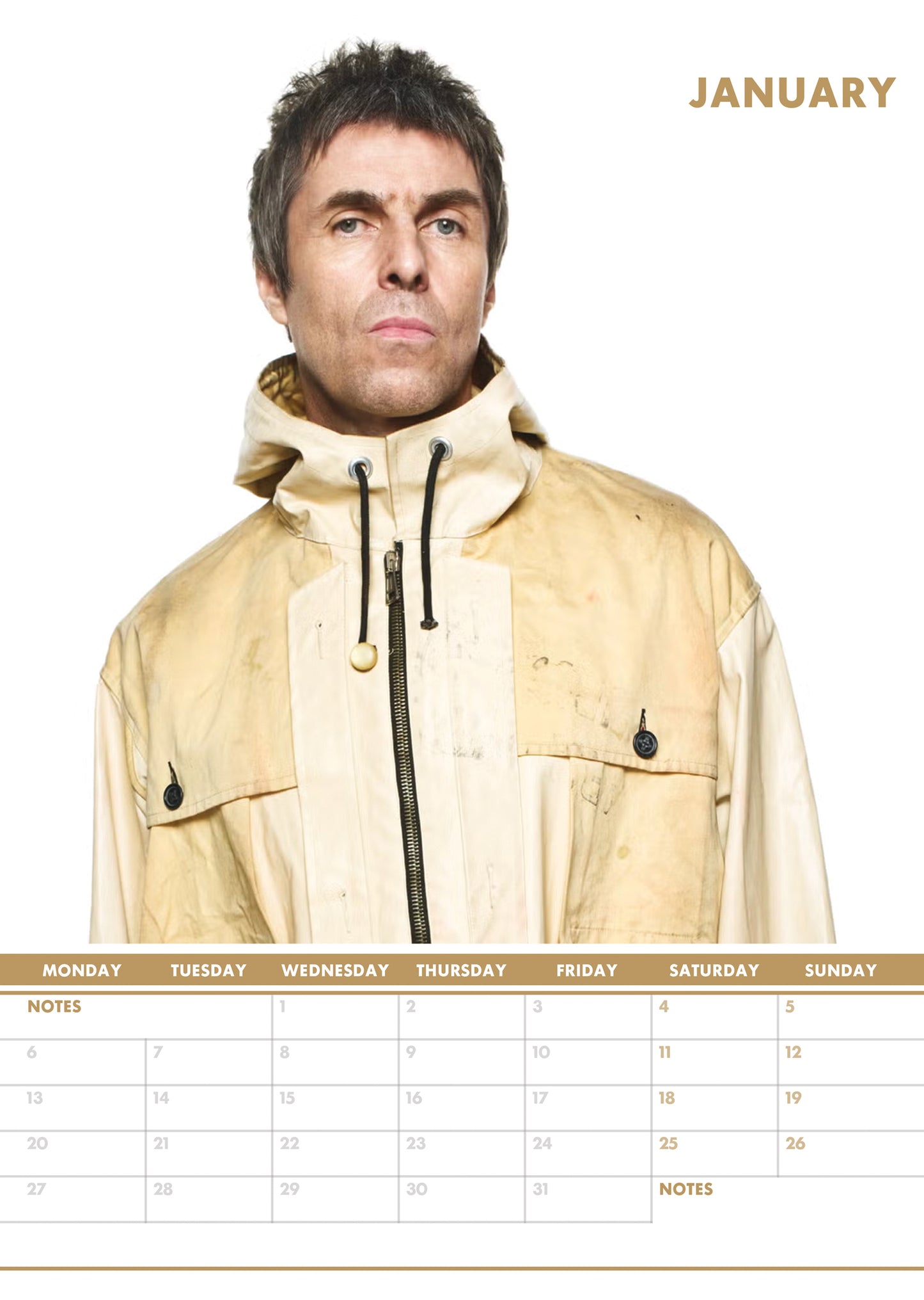 Oasis Calendar 2025