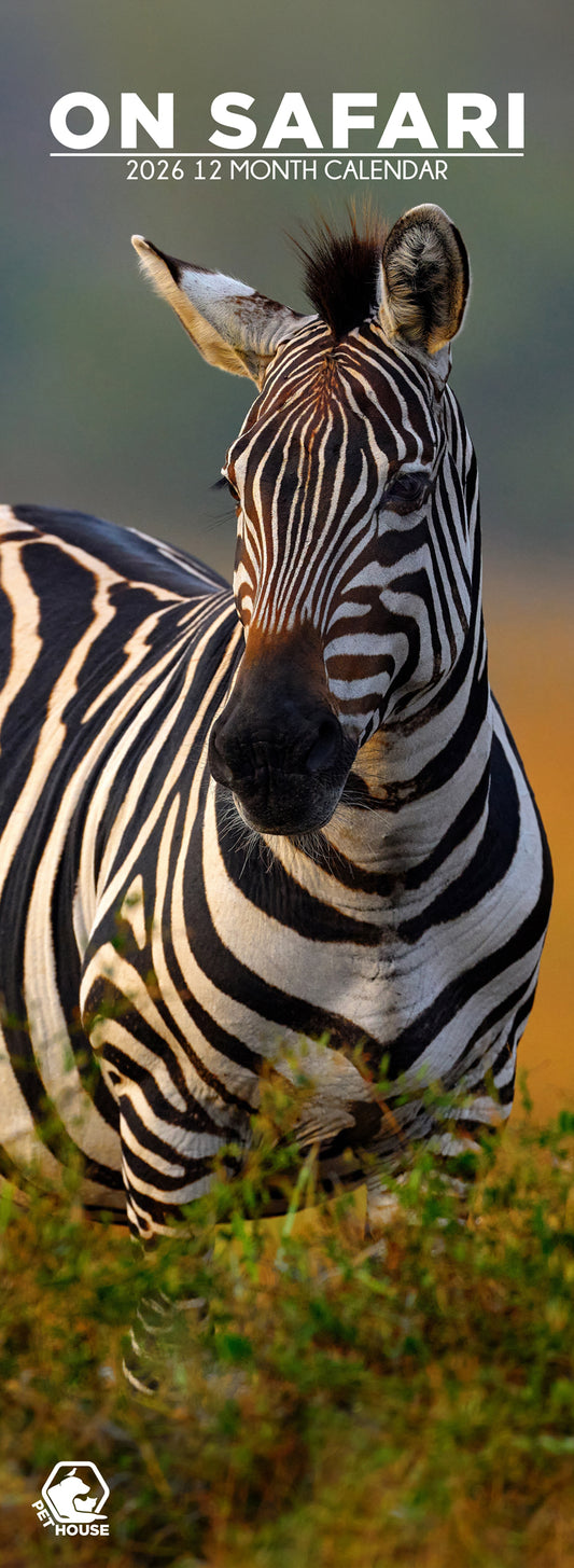 Safari - Slim Calendar 2026