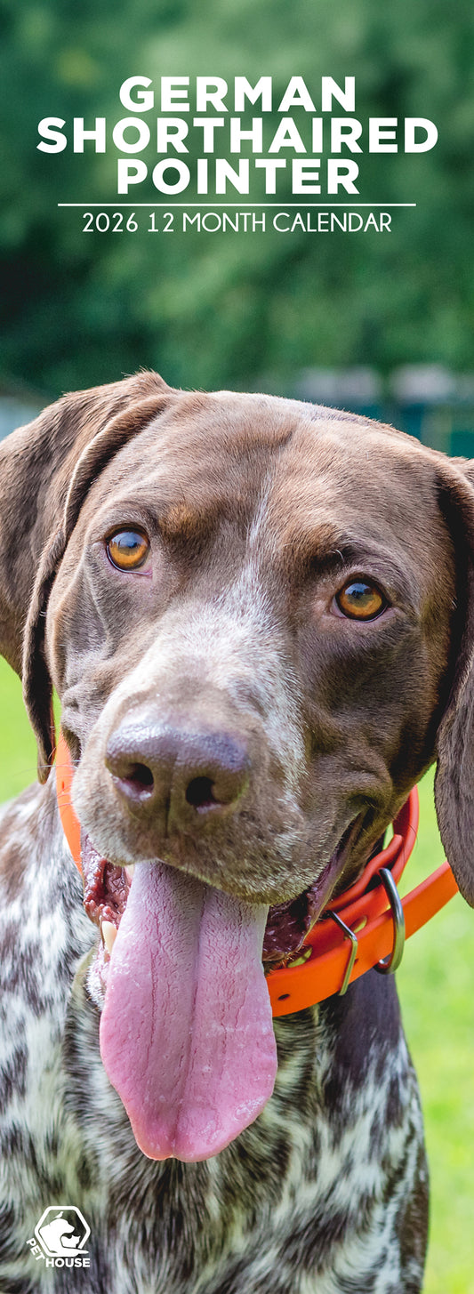 German Shorthaired Pointer - Slim Calendar 2026