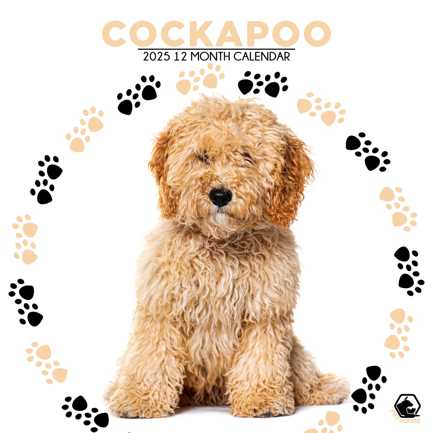 Cockapoo Calendar Square 2025