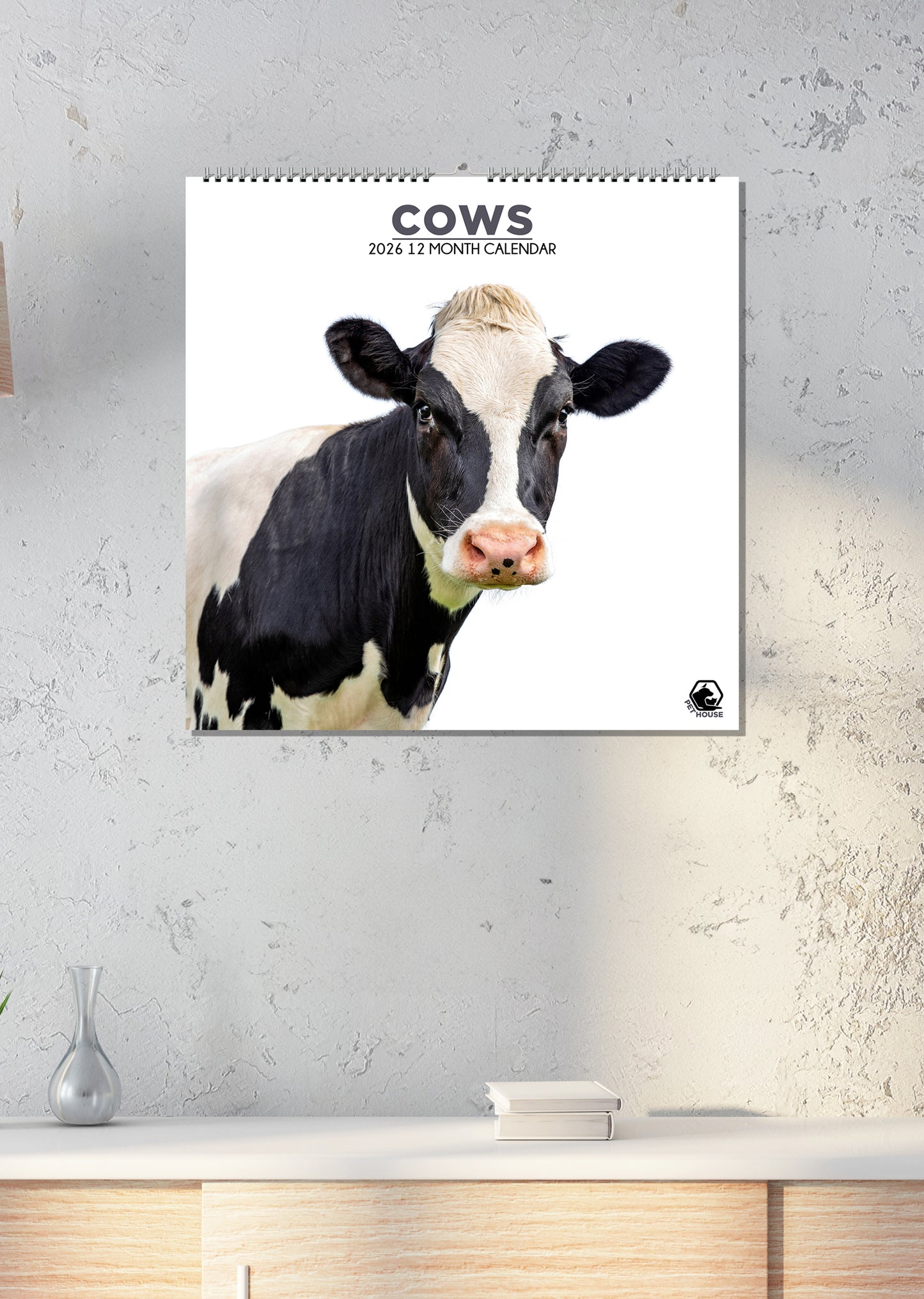 Cows - Square Calendar 2026