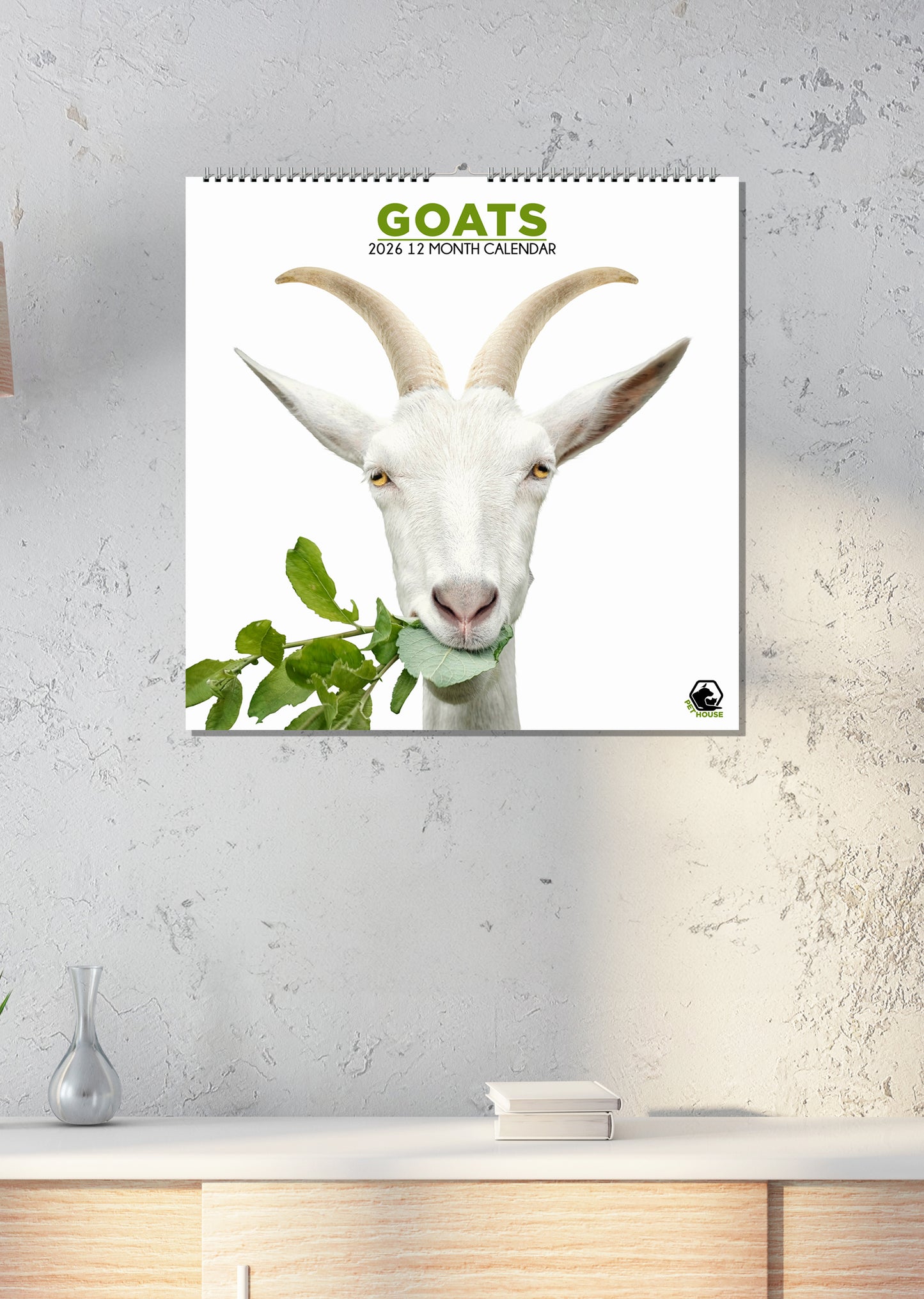 Goats - Square Calendar 2026