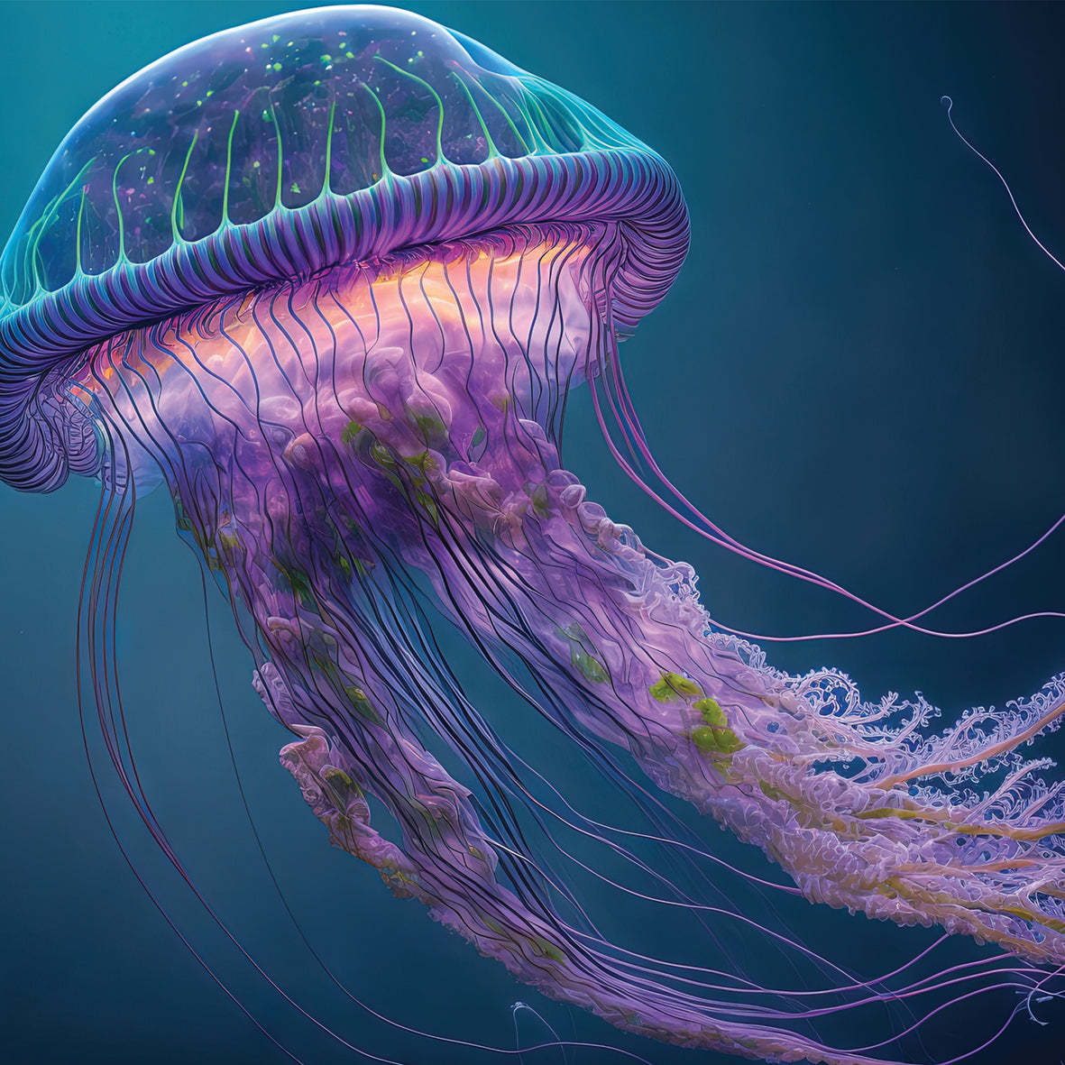 Jellyfish - Square Calendar 2026
