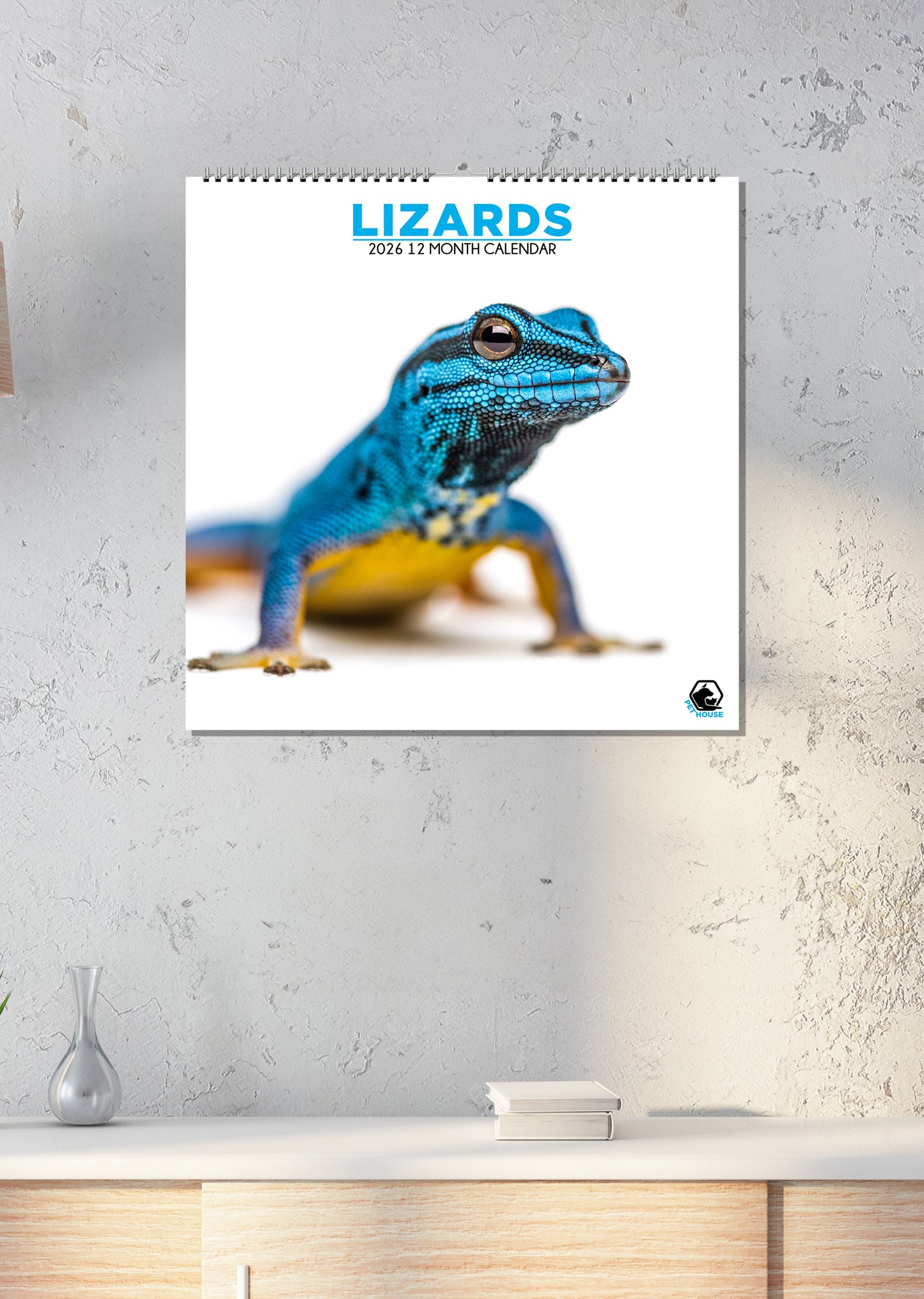 Lizards - Square Calendar 2026