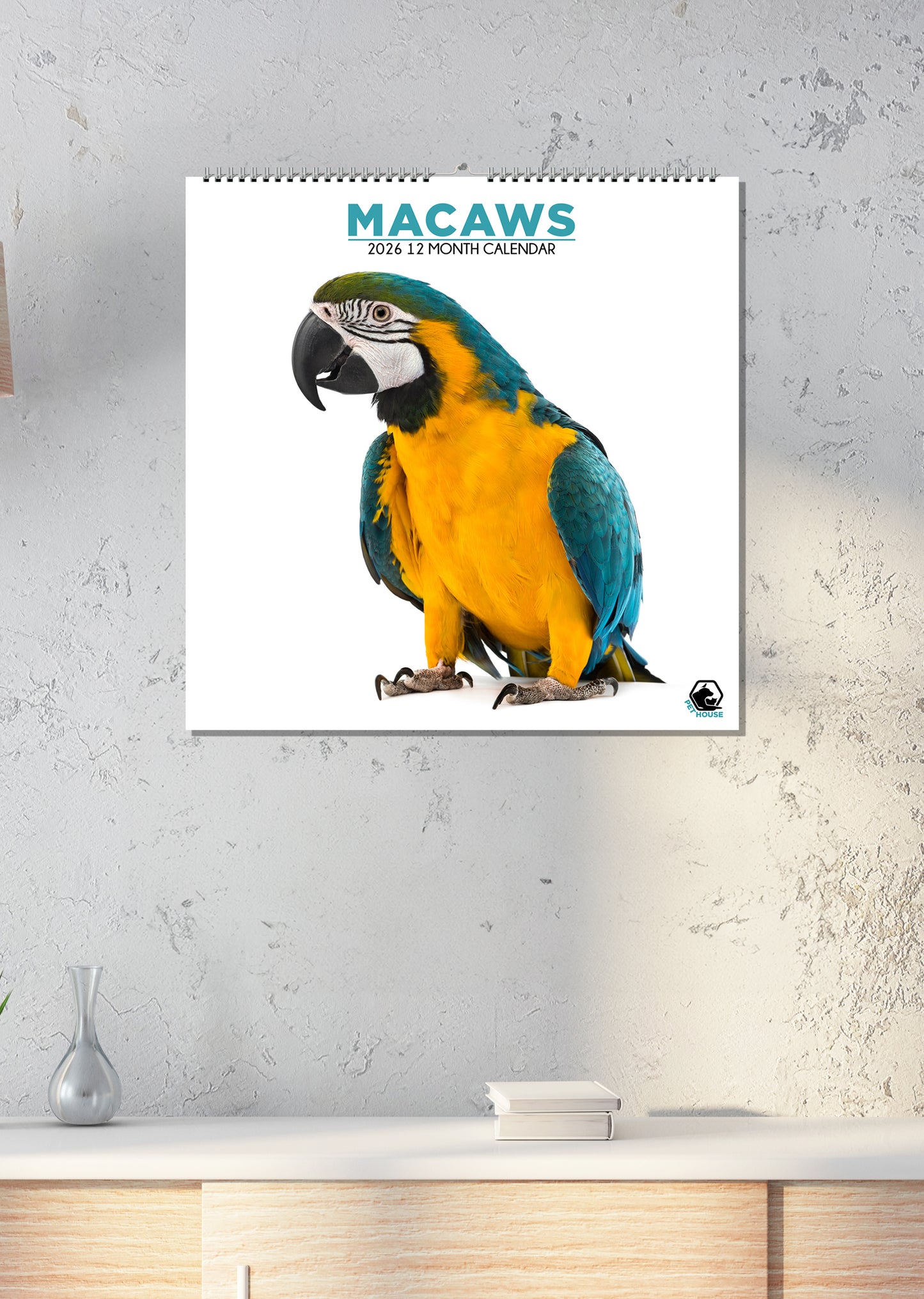 Macaws - Square Calendar 2026