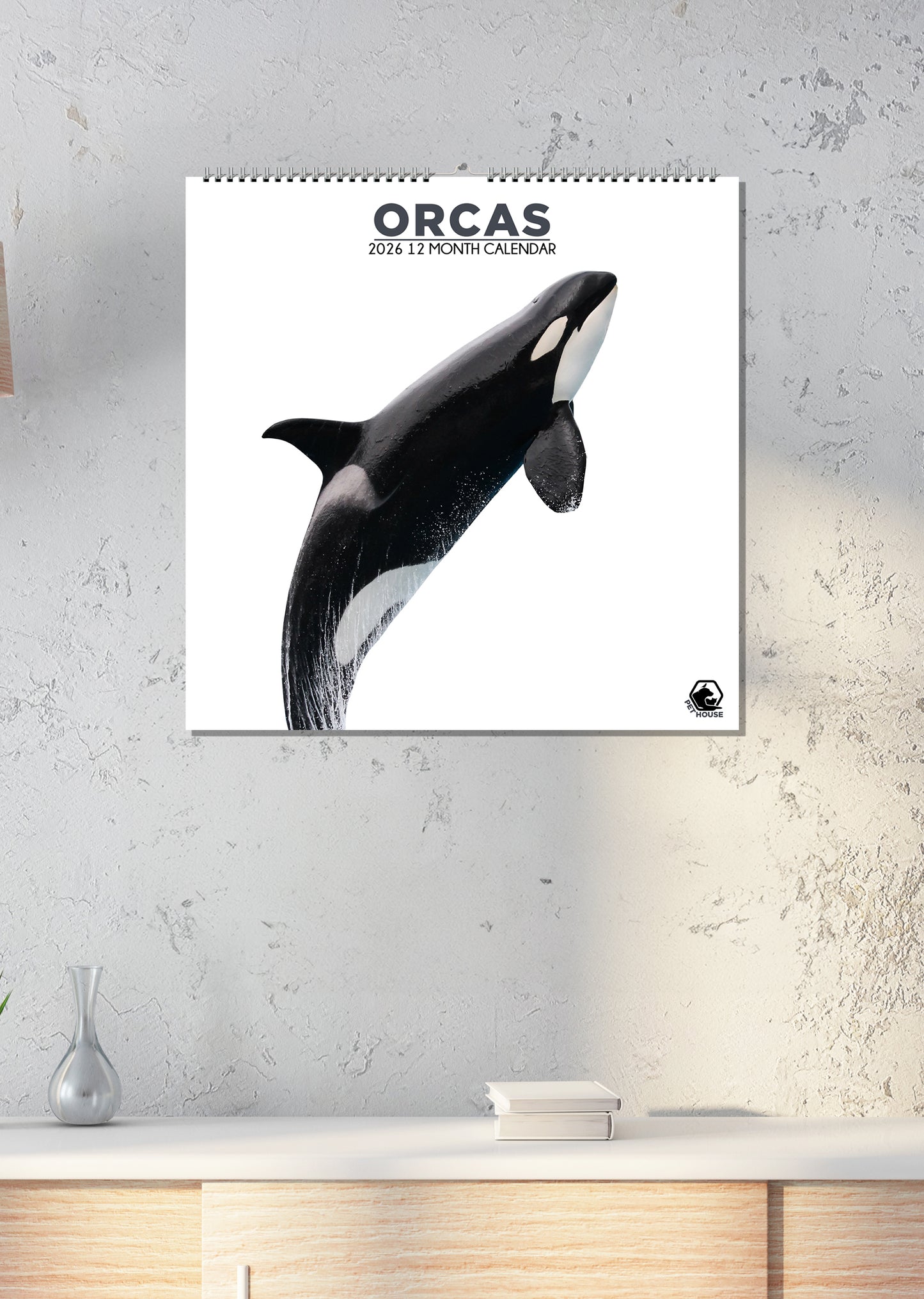 Orcas - Square Calendar 2026