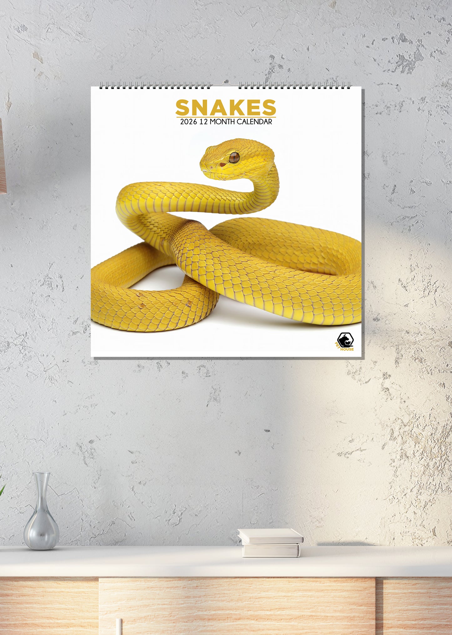 Snakes - Square Calendar 2026